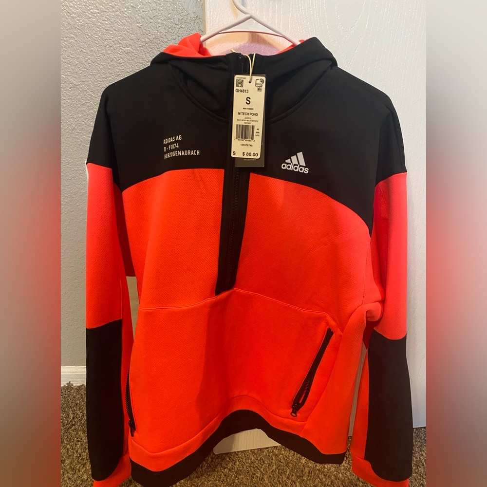 Adidas Quarterzip Hoodie NWT men’s Small